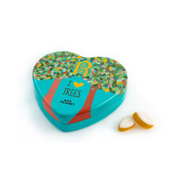 Boîte Coeur Petits Calissons I Love Trees | Accueil · Le Roy René
