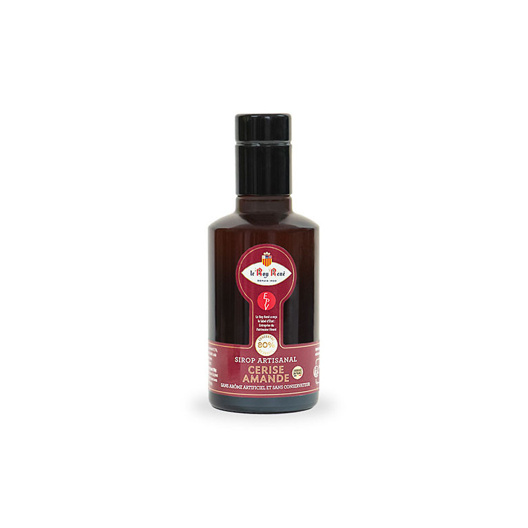Sirop cerise amande | Accueil · Le Roy René