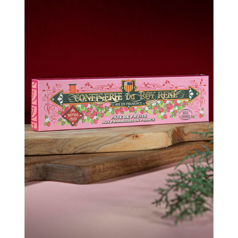 Pâte de fruits aux framboises de France | Accueil · Le Roy René