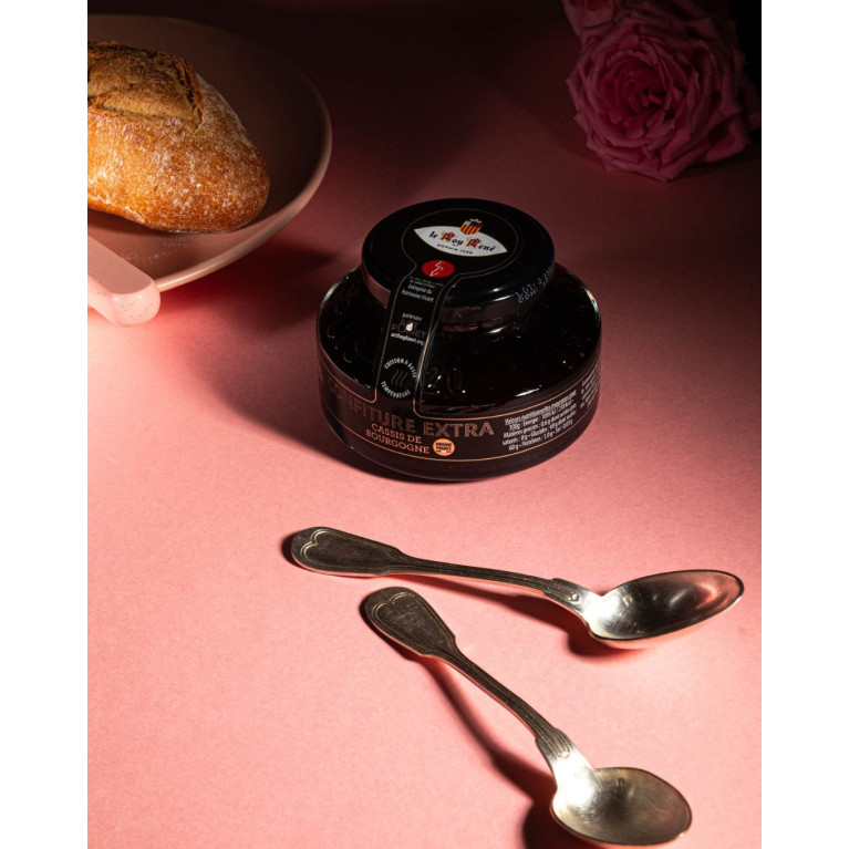 Confiture extra au cassis noir de Bourgogne | Délices à tartiner · Le Roy René