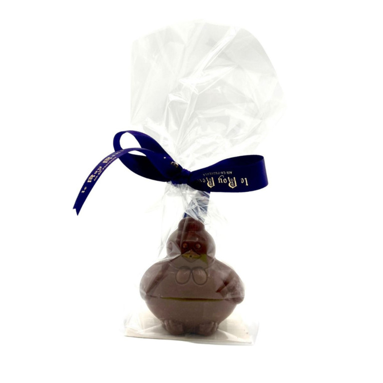 Poule en chocolat au lait
