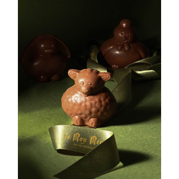 Mouton chocolat au lait | PÂQUES · Le Roy René