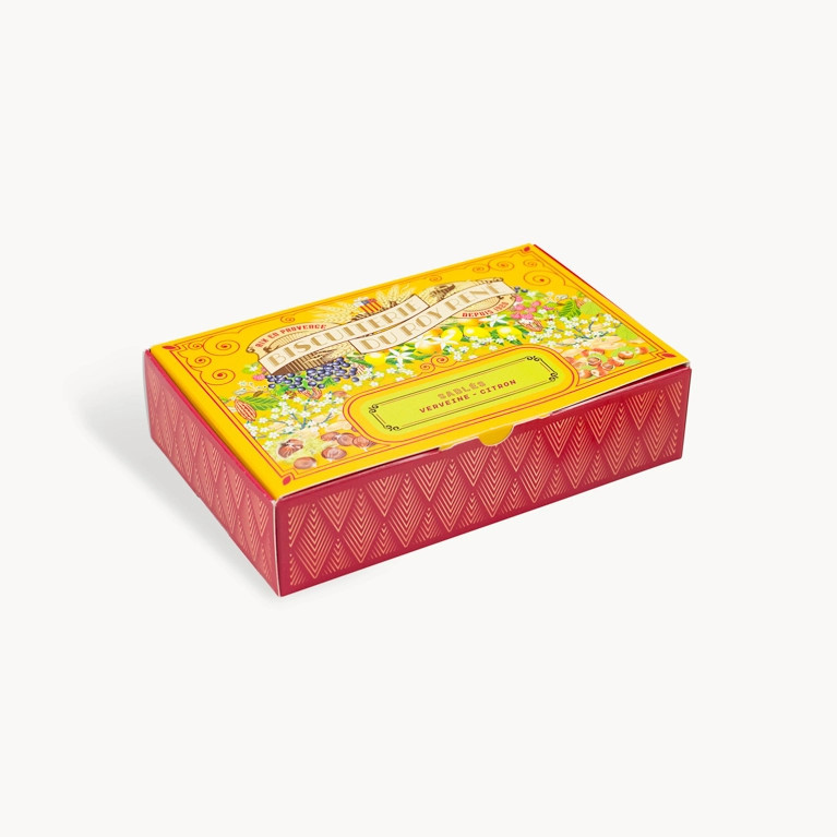 Boîte de sablés verveines & zestes de citron