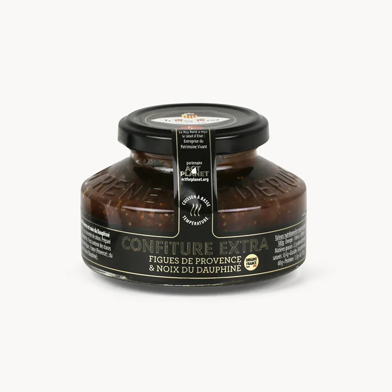 Confiture extra aux figues de Provence et noix du Dauphiné