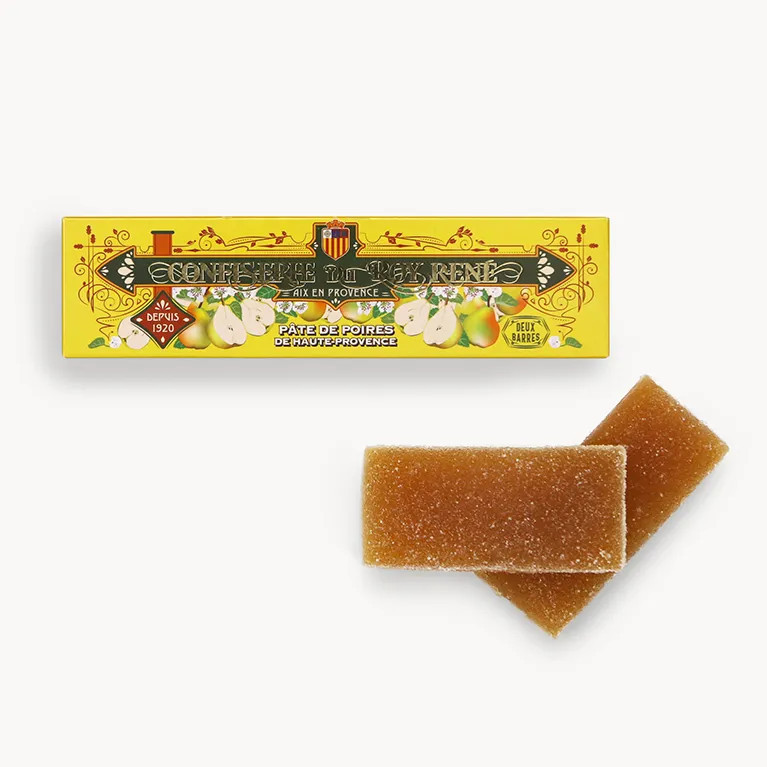 barre de pâte de poire de Provence