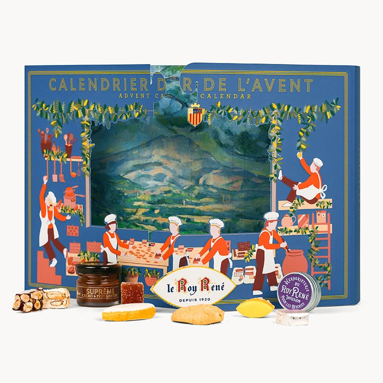 Calendrier de l'avent ouvert